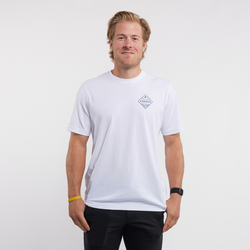 Vancouver Canucks Fanatics Locker Room Tricode Long Sleeve T Shirt