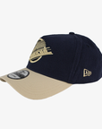 Vancouver Canucks New Era Navy Gold 940AF Skate Hat