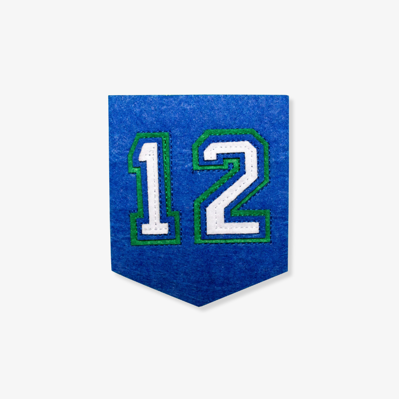 Vancouver Canucks 12 Banner Patch