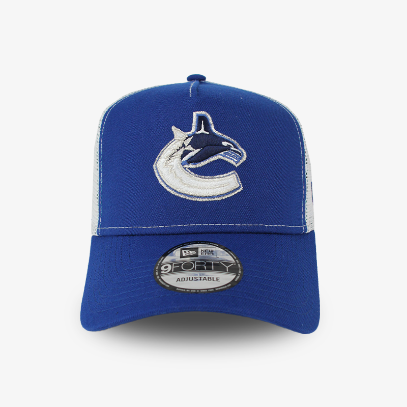 Vancouver Canucks Royal Blue 940 Orca Trucker Snapback