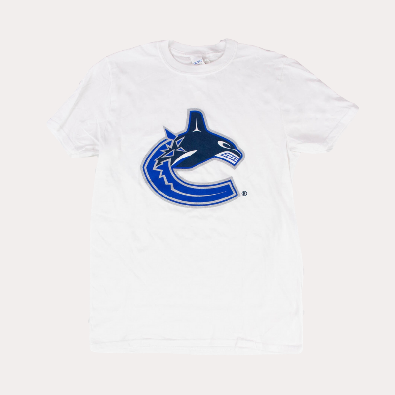 Vancouver Canucks Men&#39;s Orca Primary Tee White