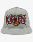 Vancouver Canucks Golfer Grey Corduroy Skate Snapback