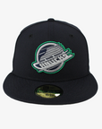 Vancouver Canucks New Era Pacific Coliseum 5950 All Navy Skate Fitted Hat