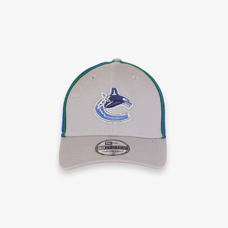 Vancouver Canucks New Era 3930 Grey E3 Toddler Fitted Hat