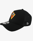 Vancouver Canucks New Era 940 Black Flying V Johnny Trucker Snapback Hat