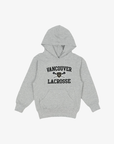 Vancouver Warriors Youth Grey Lacrosse Hoodie