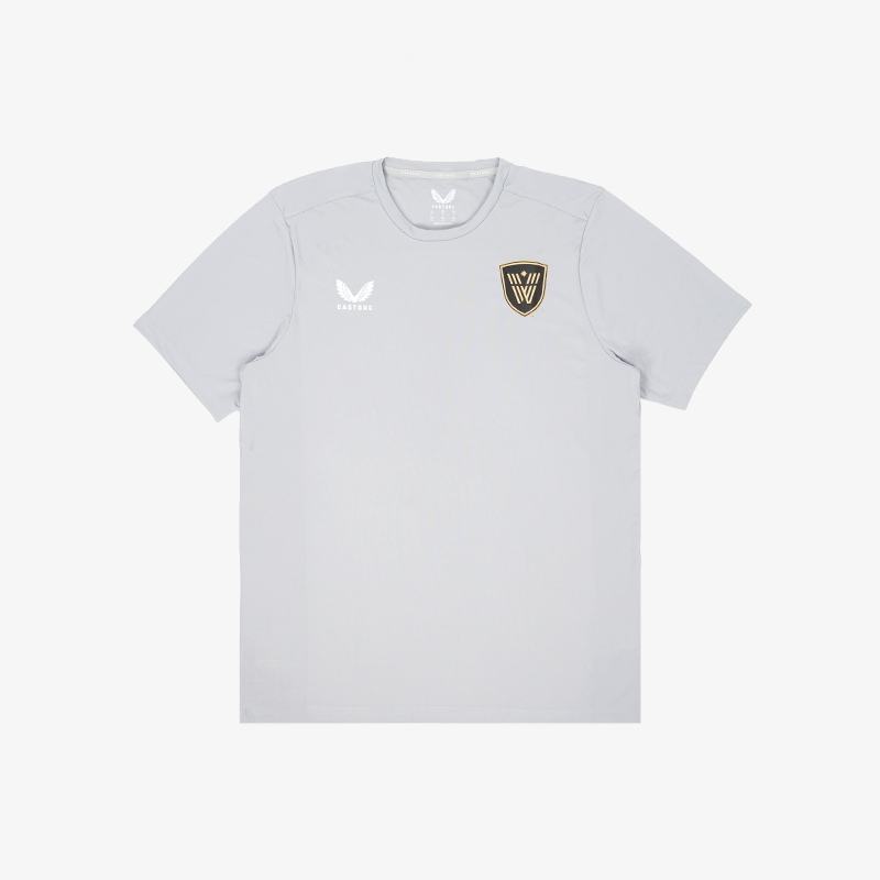 Vancouver Warriors Castore Training Shield Logo Grey T-Shirt