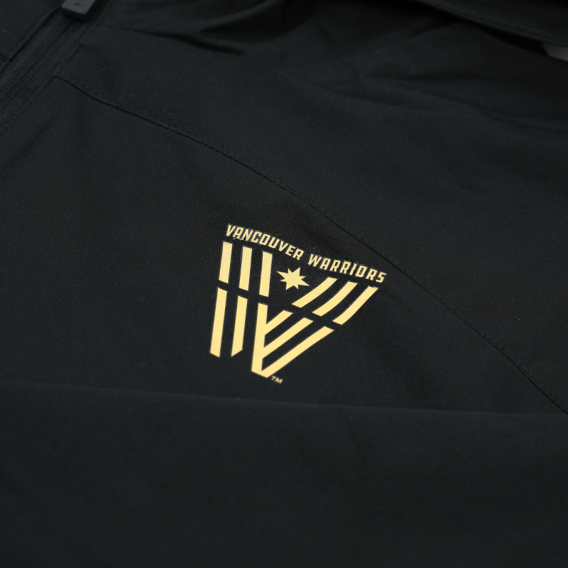 Vancouver Warriors Castore Black Rain Jacket