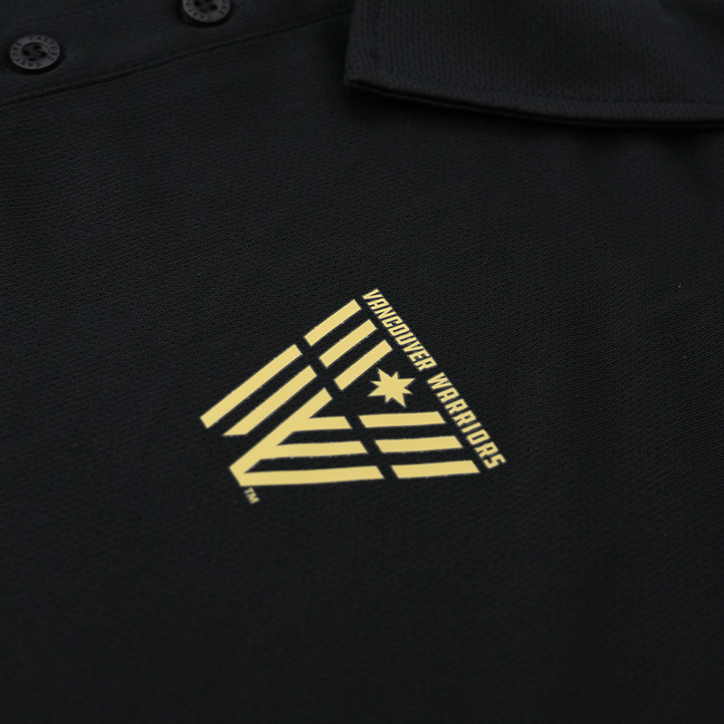 Vancouver Warriors Castore Poly Black Polo