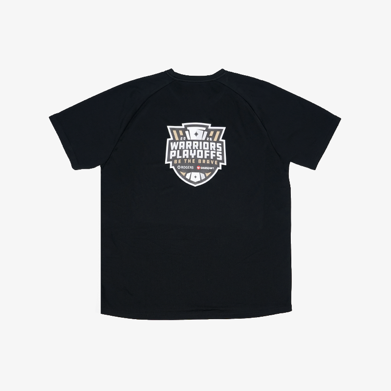 Vancouver Warriors Castore Black Playoff Logo Training T-Shirt