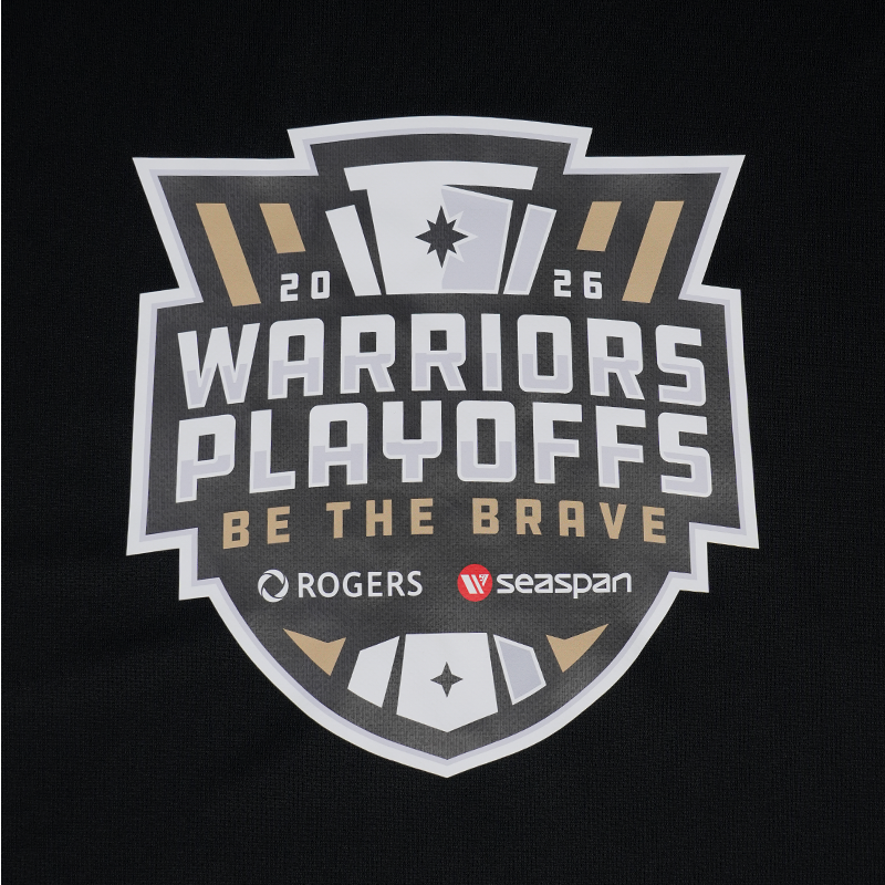 Vancouver Warriors Castore Black Playoff Logo Training T-Shirt