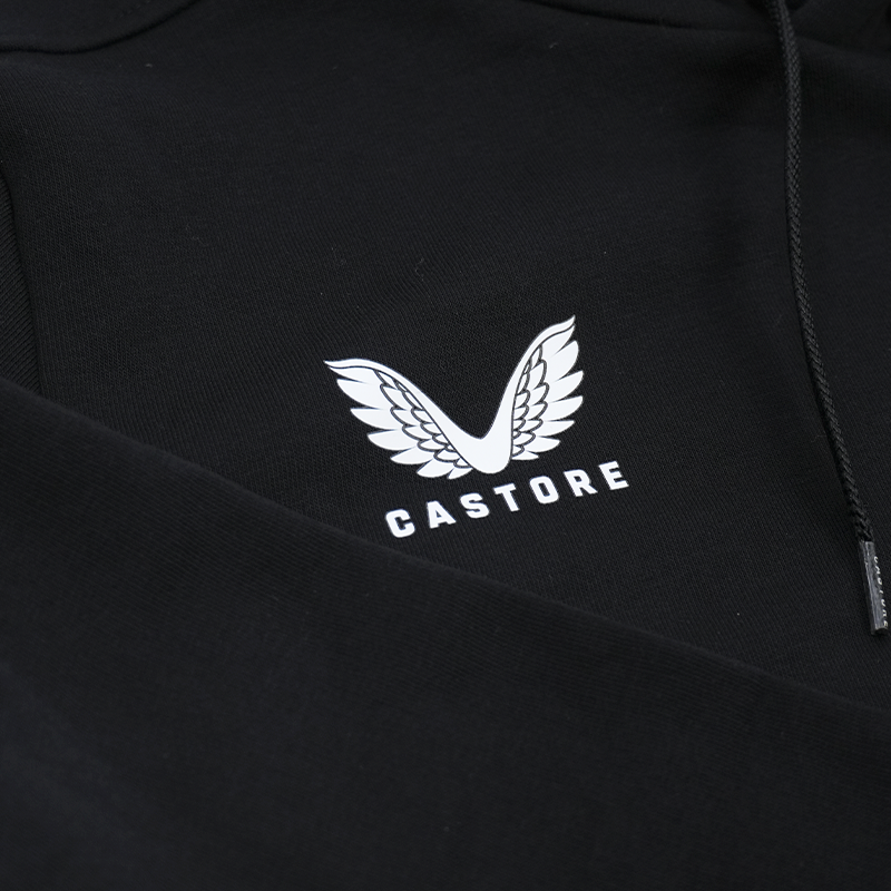 Vancouver Warriors Castore Women Cotton Rich Brushed Black No Logo Hoodie