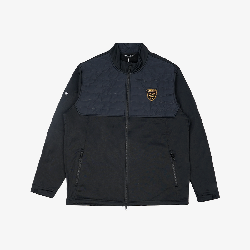 Vancouver Warriors Control Quilted Black Shield Logo Jacket