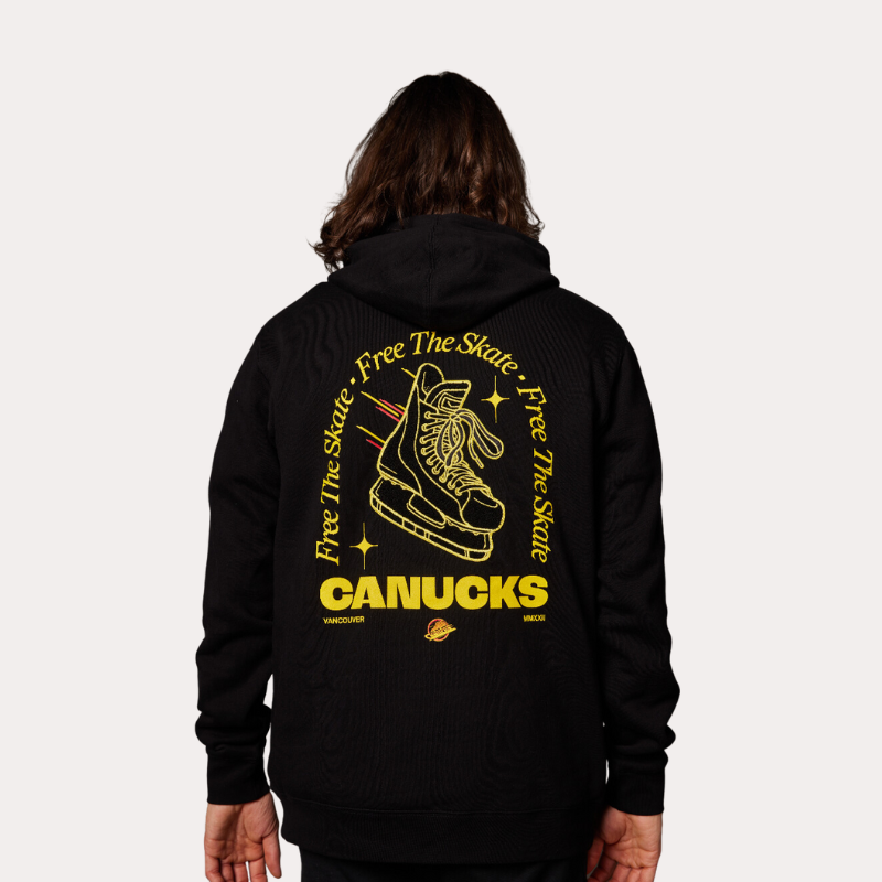 NHL Vancouver Canucks Johnny Canuck Hooded Sweatshirt Hoodie S-5XL, LT-4XLT  New