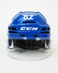 Used Cole CCM Super Tacks X Blue Helmet - Medium