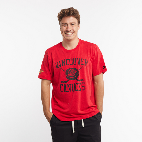 Vancouver Canucks Starter Red Skate Tee