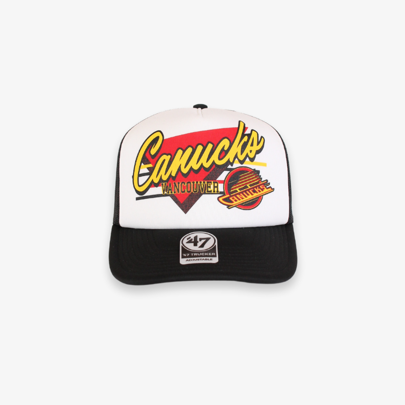 Vancouver Canucks &#39;47 Brand Hang Out Trucker Snapback