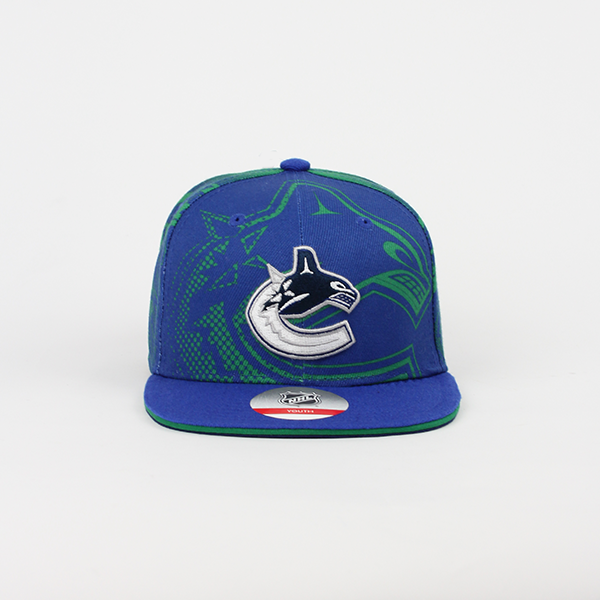 Vancouver Canucks Outerstuff Orca Impact Youth Snapback Hat
