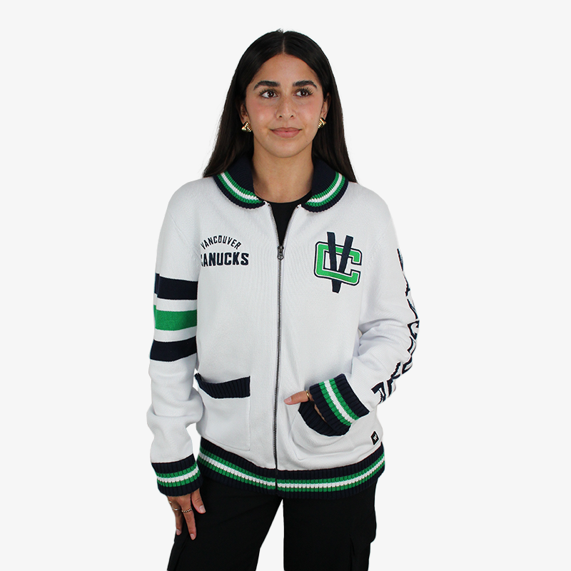 Vancouver Canucks Wild Collective Skate White Sweater