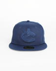 Vancouver Canucks New Era 5950 All Navy Orca Fitted Hat