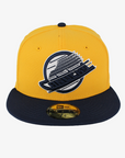 Vancouver Canucks Blue/Yellow 5950 Skate Fitted Hat