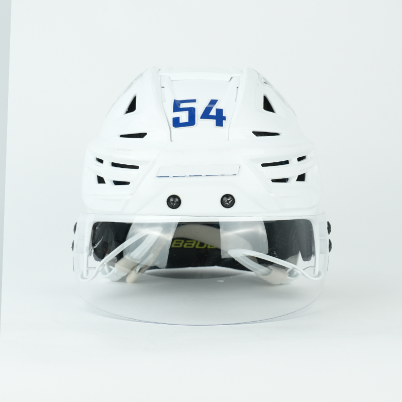 Aatu Raty Bauer RE-AKT 150 Calder Cup Playoffs Game Worn Helmet