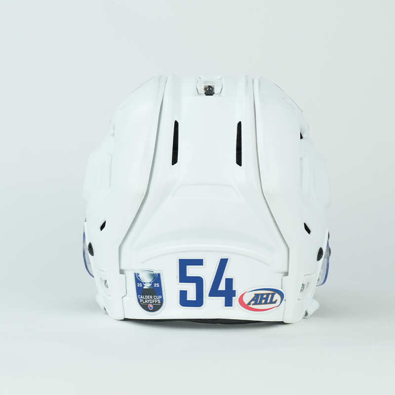 Aatu Raty Bauer RE-AKT 150 Calder Cup Playoffs Game Worn Helmet