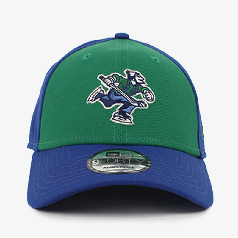 AHL Abbotsford Canucks 940 Blue Green Johnny Snapback Hat