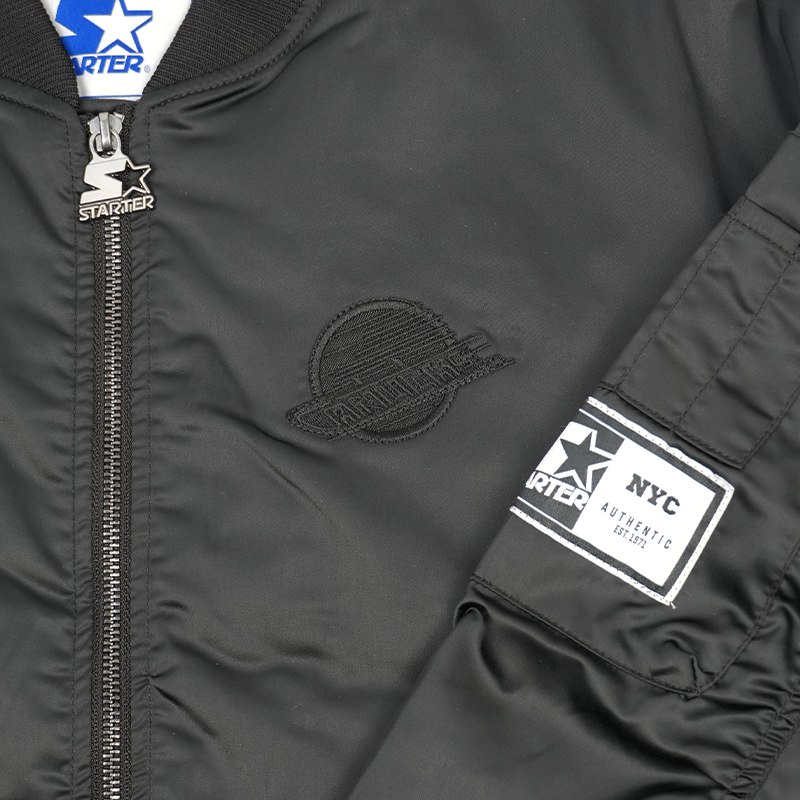 Vancouver Canucks Women's Starter Satin Skate Bomber