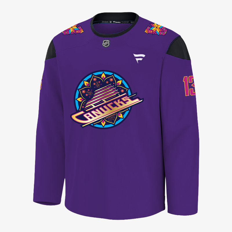 Vancouver Canucks Signed Bains Diwali Night 2026 Jersey