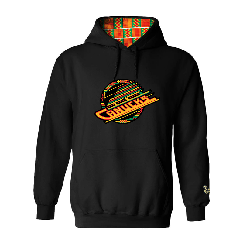 Vancouver Canucks Black Excellence Month Hoodie