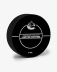 Vancouver Canucks Black Excellence Puck