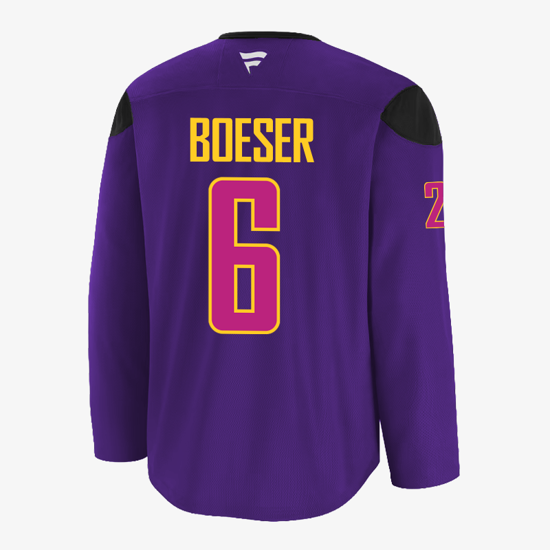 Vancouver Canucks Signed Boeser Diwali Night 2026 Jersey