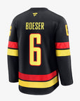 Vancouver Canucks Fanatics Authentic Pro Name & Number Black Skate Jersey