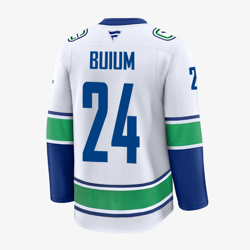 Vancouver Canucks Fanatics Premium Name &amp; Number Away Jersey