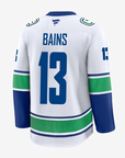Vancouver Canucks Fanatics Premium Name & Number Away Jersey