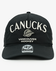 Vancouver Canucks '47 Brand Modernia Hitch Black Skate Hat