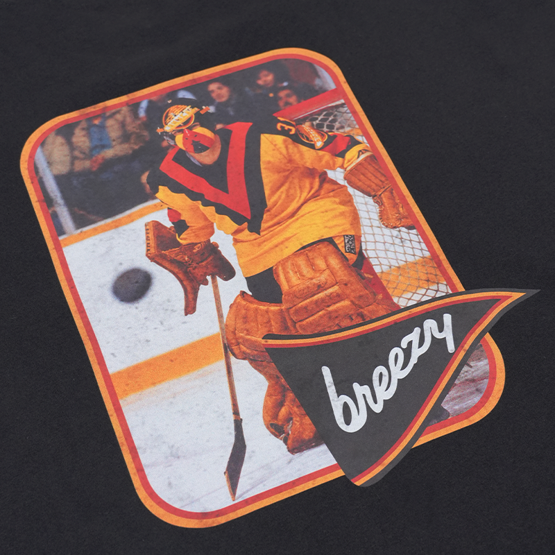 Vancouver Canucks Breezy Black Skate Vintage Tee