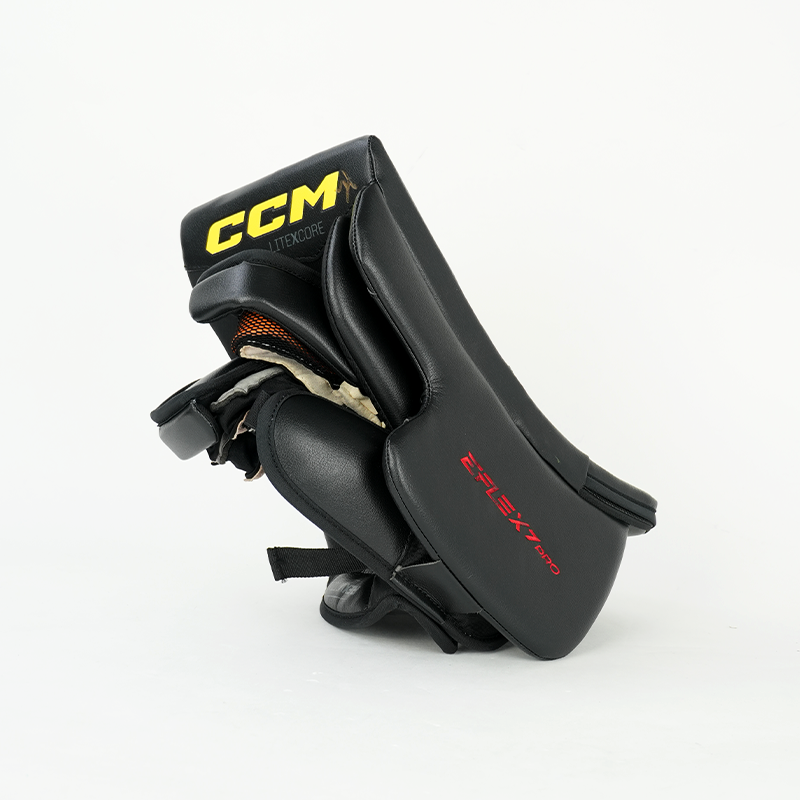 Thatcher Demko CCM Extreme Flex 7 Skate Used Goalie Set