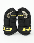 Brock Boeser CCM Ultratacks Used Black Gloves