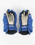 Boeser Used Blue CCM Ultratacks Gloves