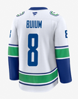 Vancouver Canucks Fanatics Premium Name & Number Away Jersey