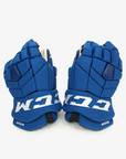 Used CCM Ultra Tacks Boeser Blue Gloves - 14"