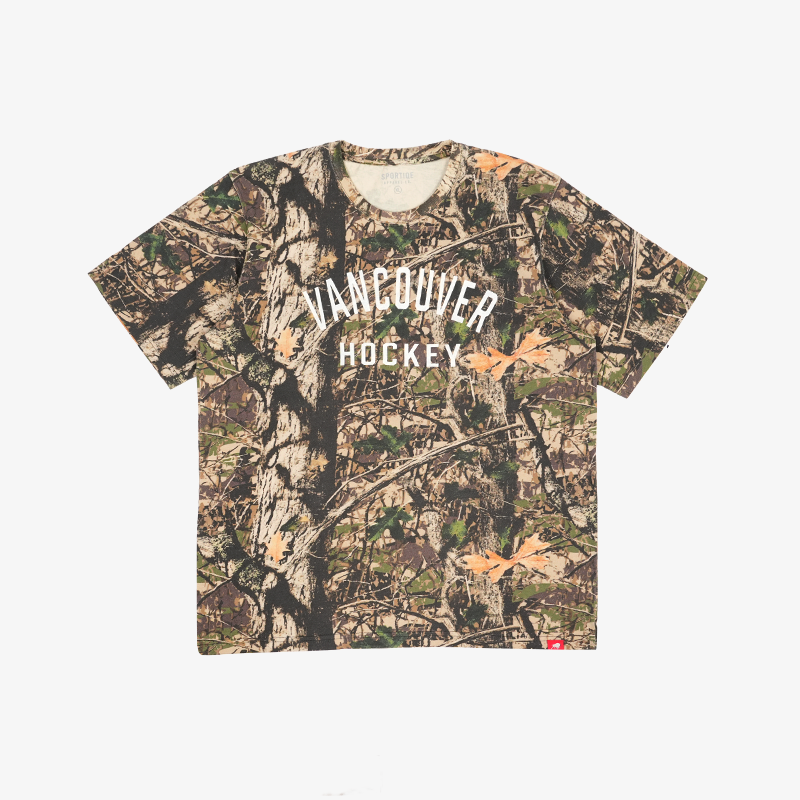 Vancouver Canucks Sportiqe Van Hockey Camo Skate T-Shirt