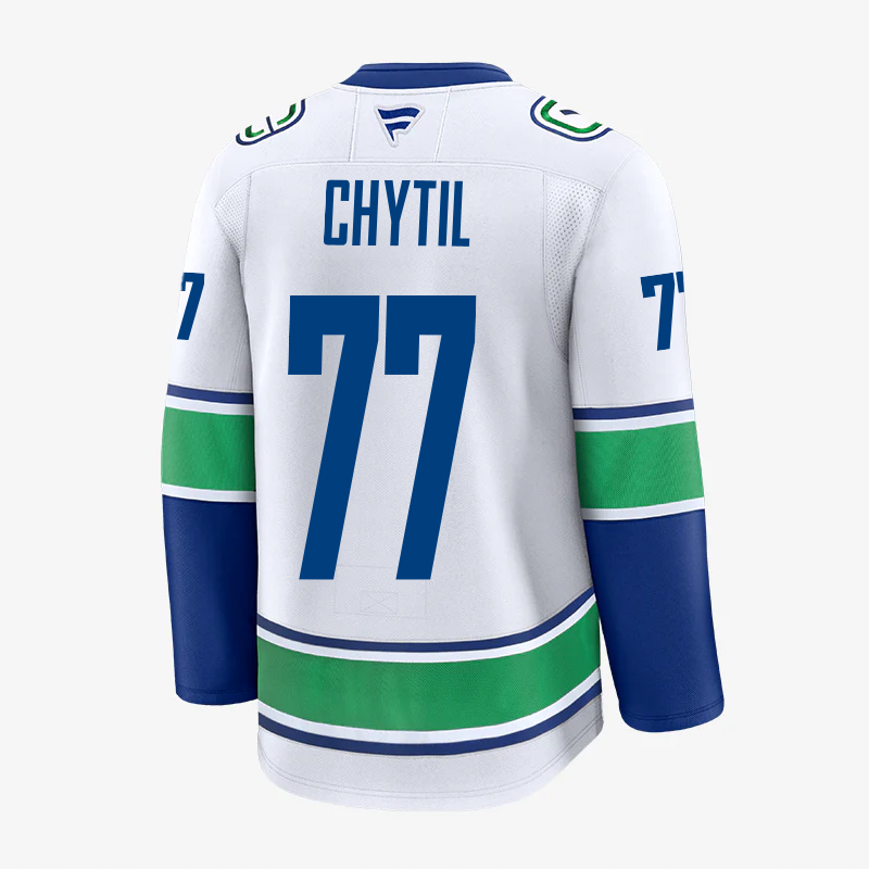 Vancouver Canucks Fanatics Premium Name &amp; Number Away Jersey