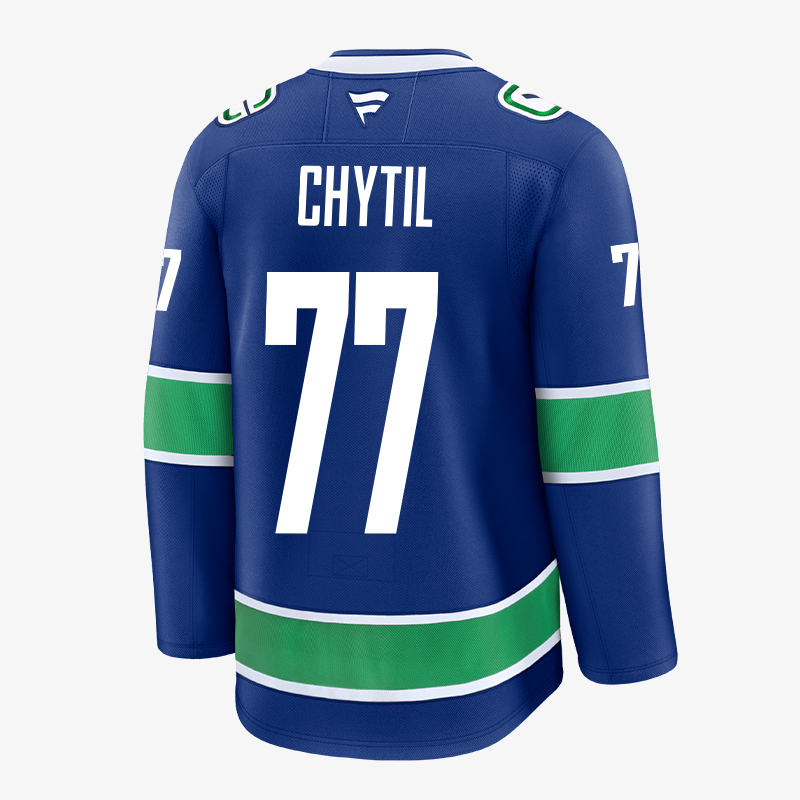 Vancouver Canucks Fanatics Premium Name &amp; Number Home Jersey