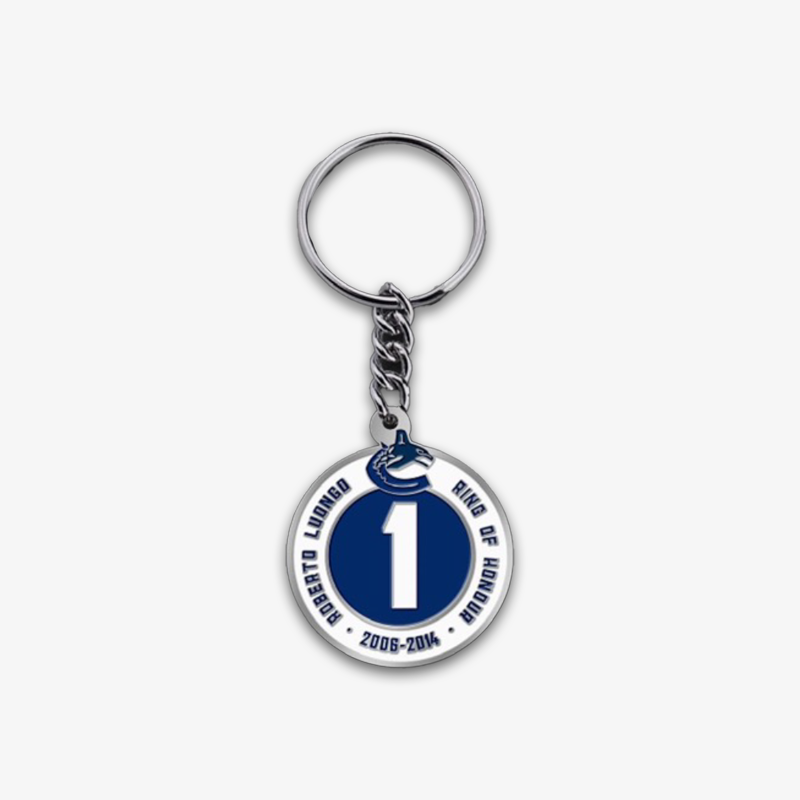 Vancouver Canucks Luongo Ring of Honour Circle Keychain