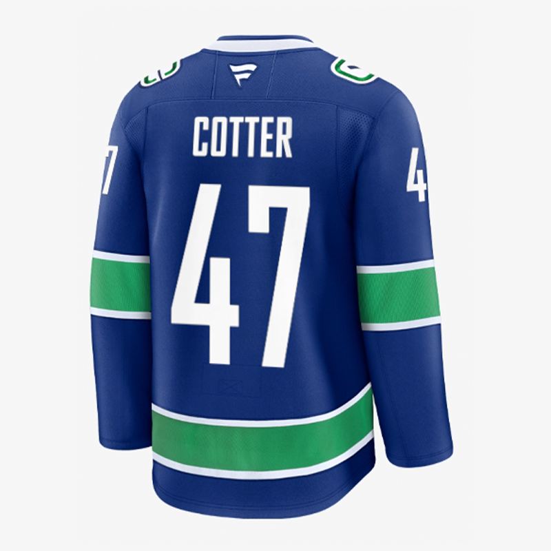 Vancouver Canucks Fanatics Authentic Pro Name &amp; Number Home Jersey
