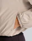 Vancouver Canucks x lululemon Women's Clara Cropped Cream Orca Jacket