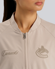 Vancouver Canucks x lululemon Women's Clara Cropped Cream Orca Jacket